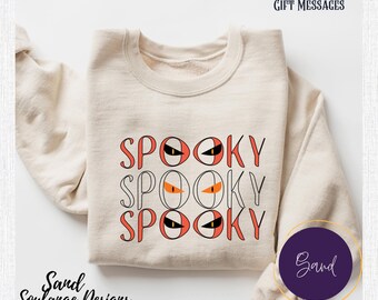 Spooky Season Sweatshirt, Retro Spooky Shirt, Cute Spooky Halloween, Vintage Halloween Shirt, Fall Vibes, Cozy Season Shirt, Spooky Vibes