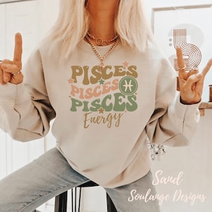Pisces Energy Sweatshirt, Big Pisces Energy Shirt, Zodiac Lover Gift, Birthday Party Gift, Sign Pullover, Pisces Shirt, Astrology Shirt
