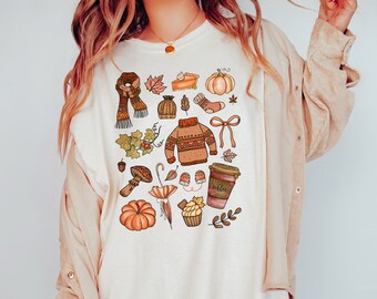 Fall tshirt, Fall Pumpkin Shirt, Fall Clothing, Fall T-Shirt, Pumpkin Patch, Hello Pumpkin, Autumn Shirt, Cute Fall Shirt Gift Women, Men