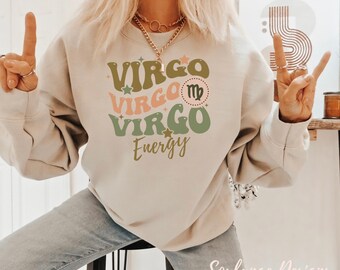 Virgo Energy Sweatshirt, Big Virgo Energy Shirt, Zodiac Lover Gift Shirt, Birthday Party Gift, Sign Pullover, Virgo Shirt, Astrology Shirt