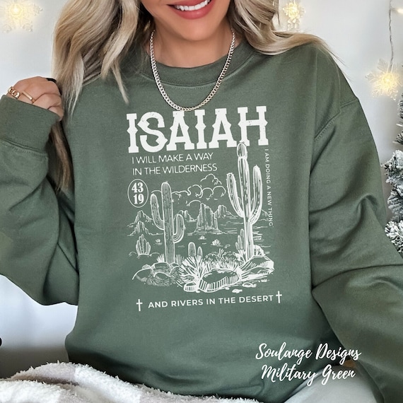 Isaiah 43:19 Christian Shirt Inspirational Faith-Based Apparel Isaiah 43:19 Christian Shirt Inspirational Faith-Based Apparel