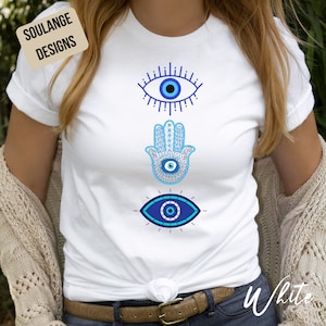 Evil Eye Crewneck Alt Clothing Trendy Clothes Tarot Shirt Witchy tshirt Evil Eye Shirt Indie tshirt All Seeing Eye Evil Eye Print