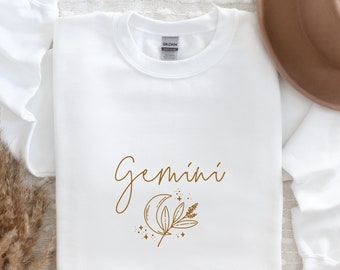 Gemini Sweatshirt / Gemini Shirt / Gemini Gift / Gemini Hoodie / Gemini Zodiac Birthday Gift / Zodiac Sweatshirt
