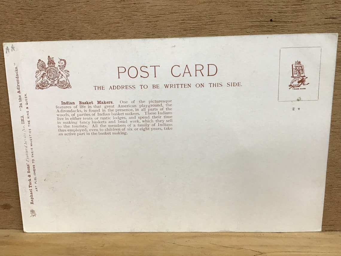 Antique Adirondack Tucks postcards series 2203 In the Etsy