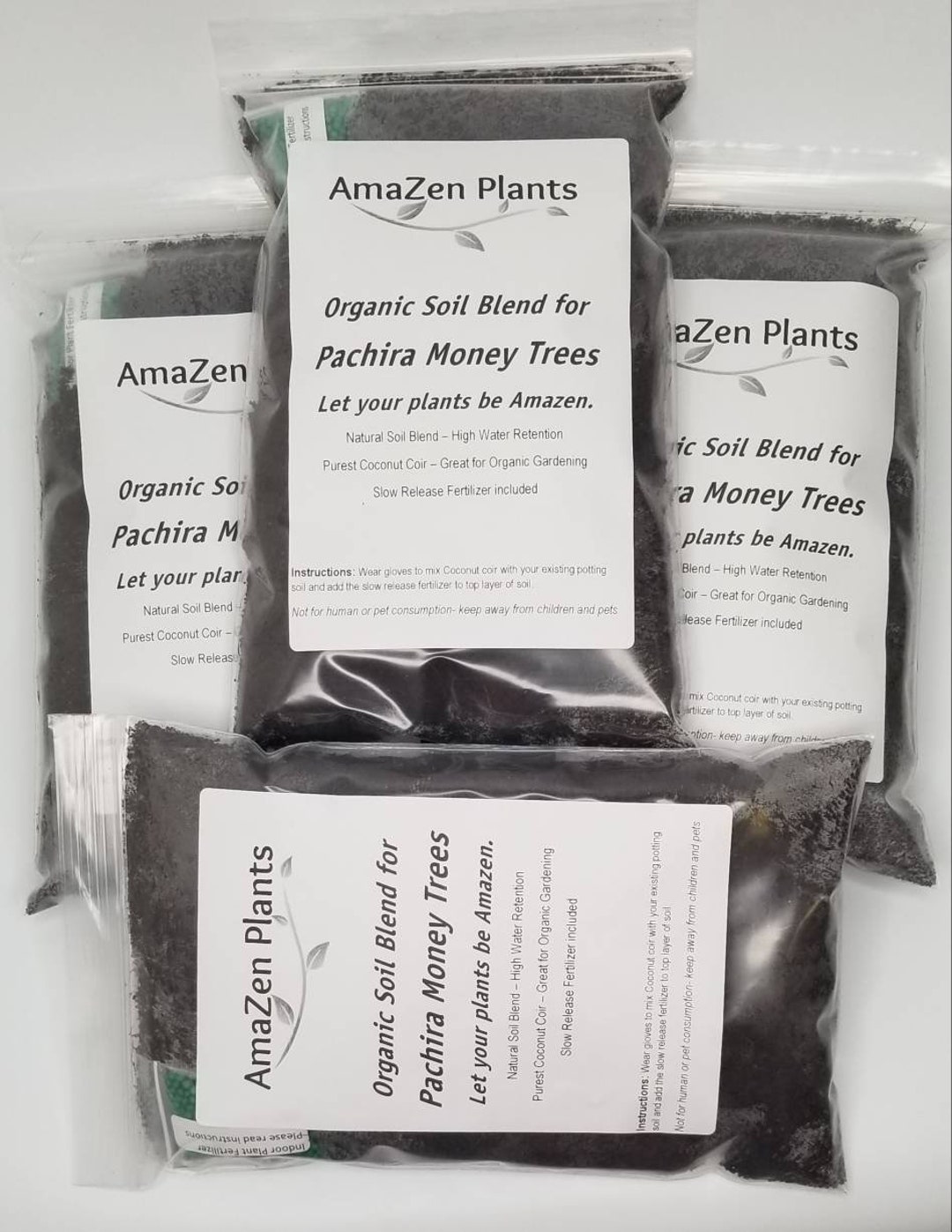 Money Tree Soil, Soil Mix for Planting or Repotting 1 Lb Bag Slow