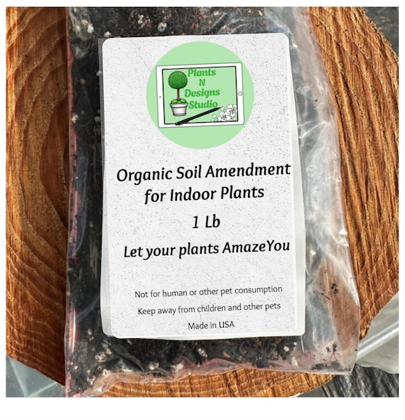 Organic Soil Amendment: Indoor Plant Fertilizer Food (1 Lb Bag) - Etsy