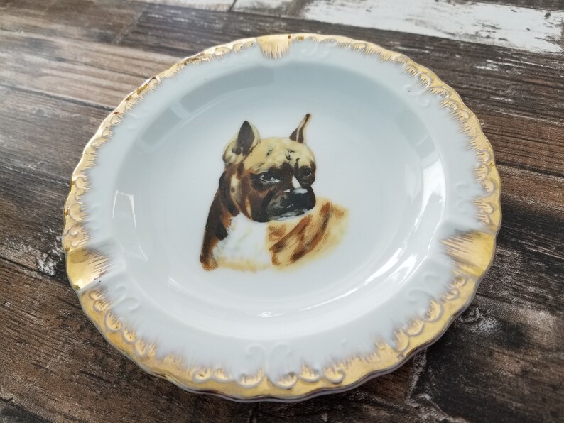 Boxer Dog Ashtray