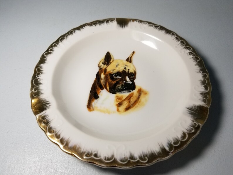 Boxer Dog Ashtray