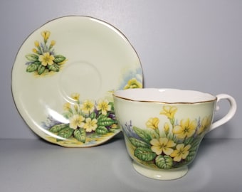 AYNSLEY Bone China Made in England Tea Cup and Saucer Set