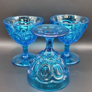 Moon and Star Blue Sherbet - Set of 3