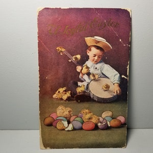1910 EASTER POSTCARD