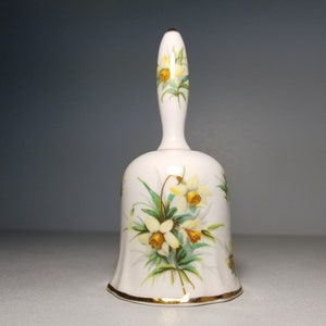 Hammersley Yellow Jonquils from Old Englands Gardens Made in England Bone China Bell