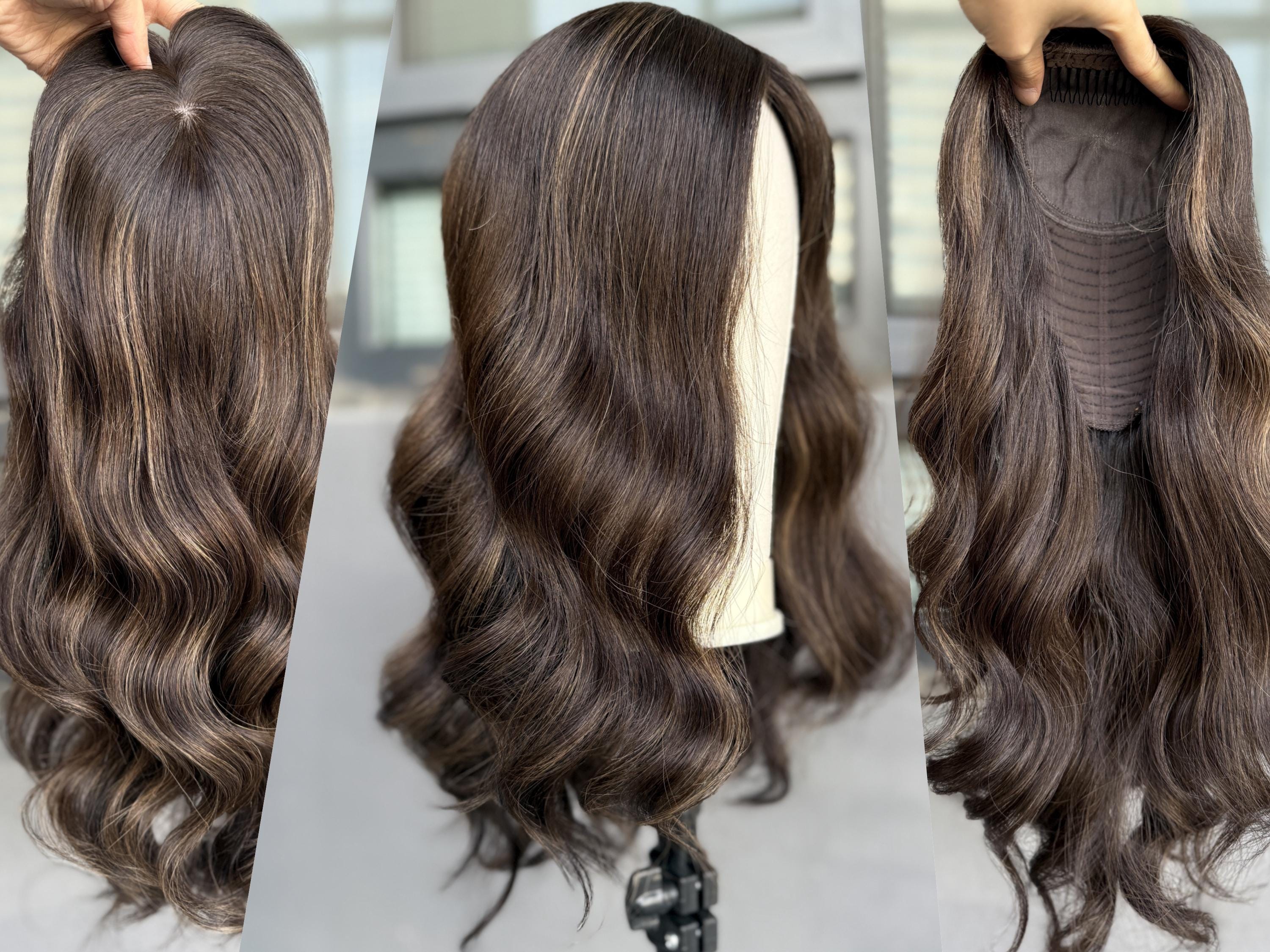 Real Human Hair Topper 10\