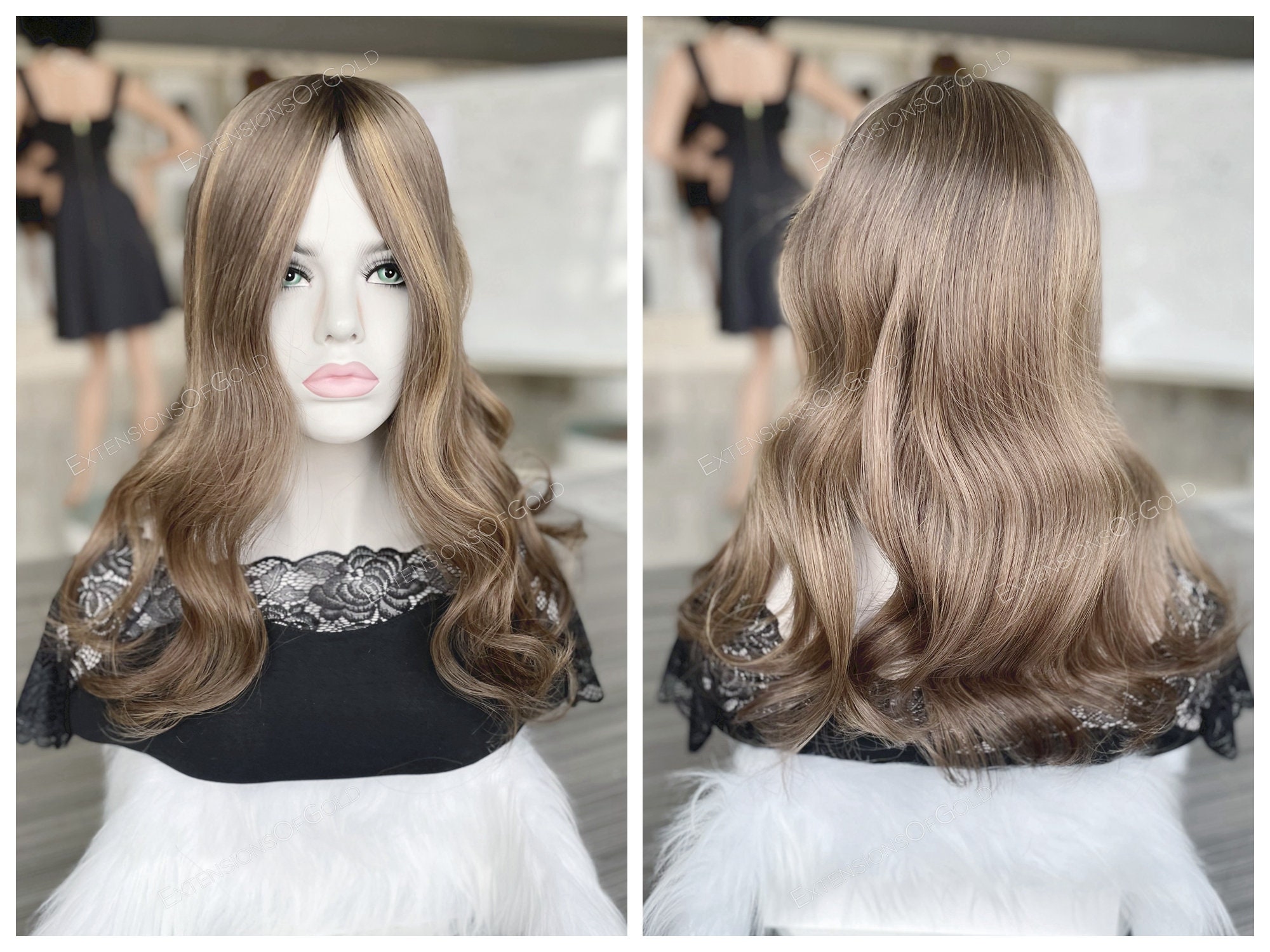 Luxury Hair Topper 7x8 Silk Top Wefted Base Topper Etsy