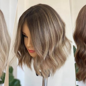Luxury Lace Wigs Invisible HD Lace Top Front Natural Hairline Pre-Styled Customize Hair Color 130% Density Premium Human Hair Wigs for Women