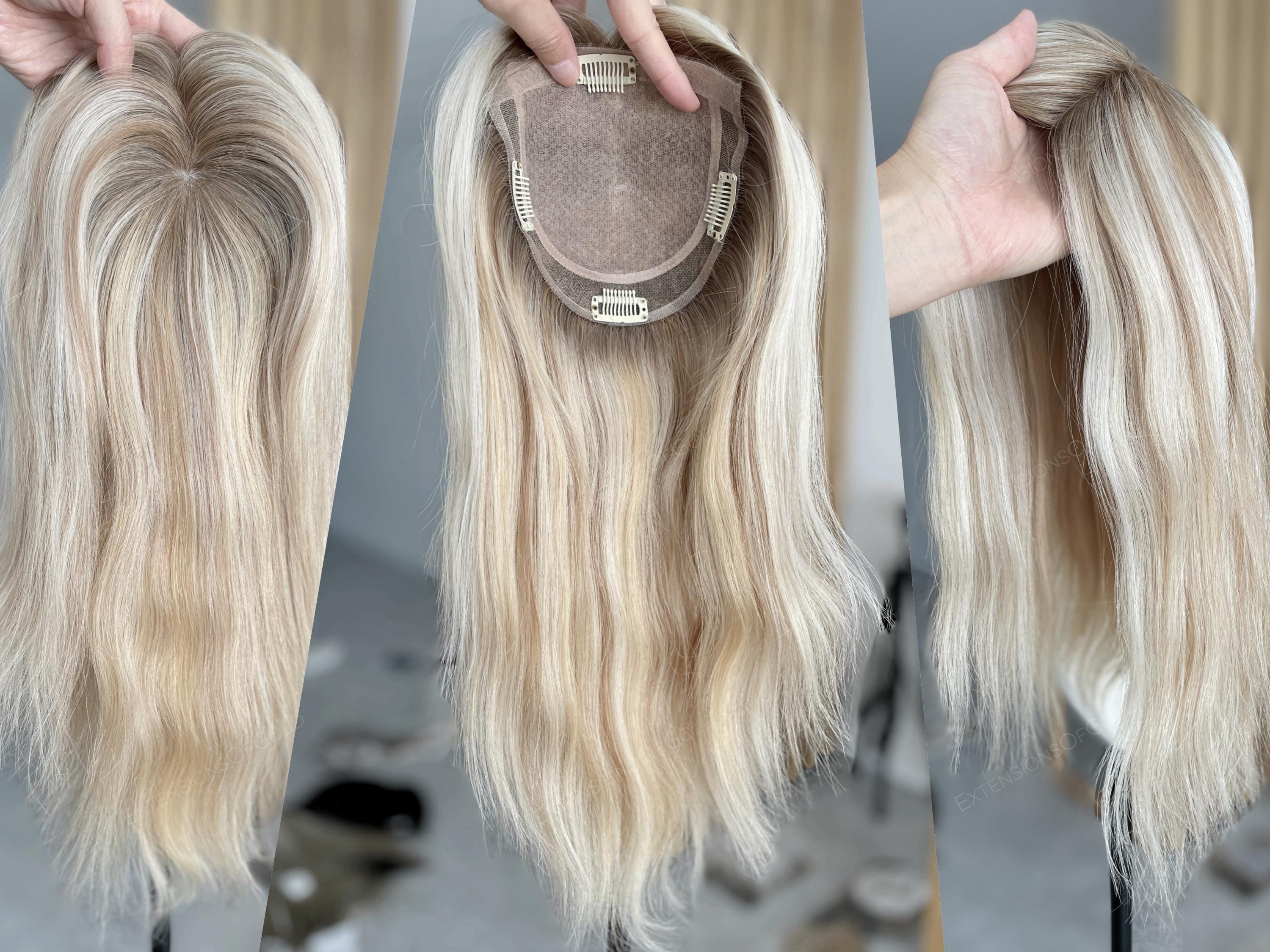 Hidden Crown Top Human Hair Extensions Hidden Crown Clip Ins Halo