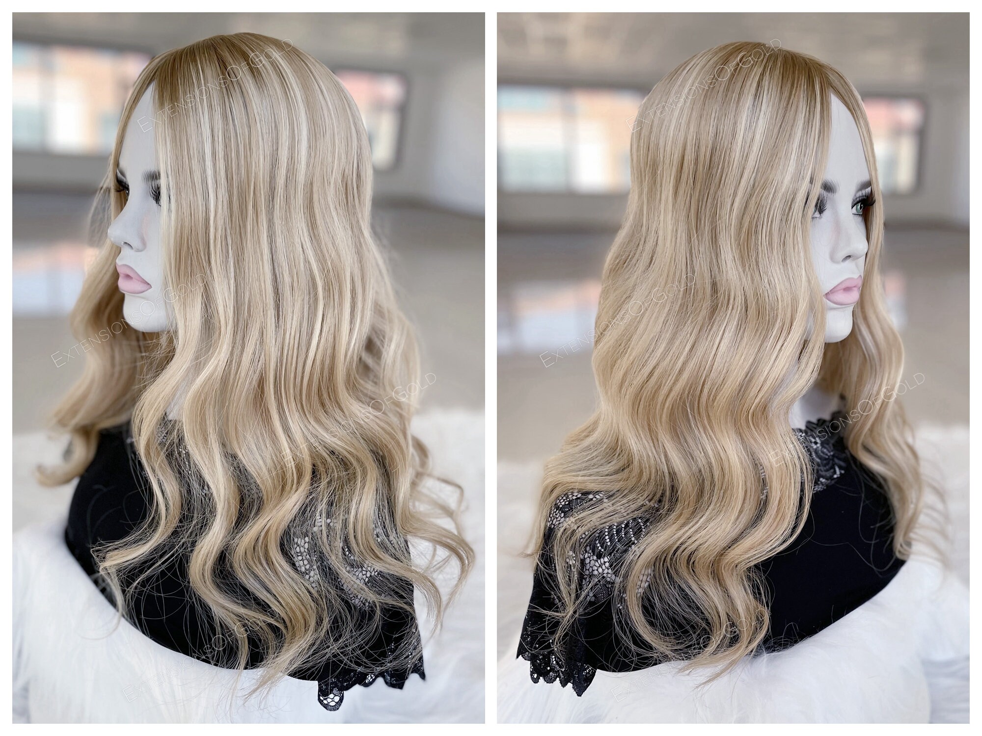 Luxury Hair Topper 7x8 Silk Top Wefted Base Topper Etsy