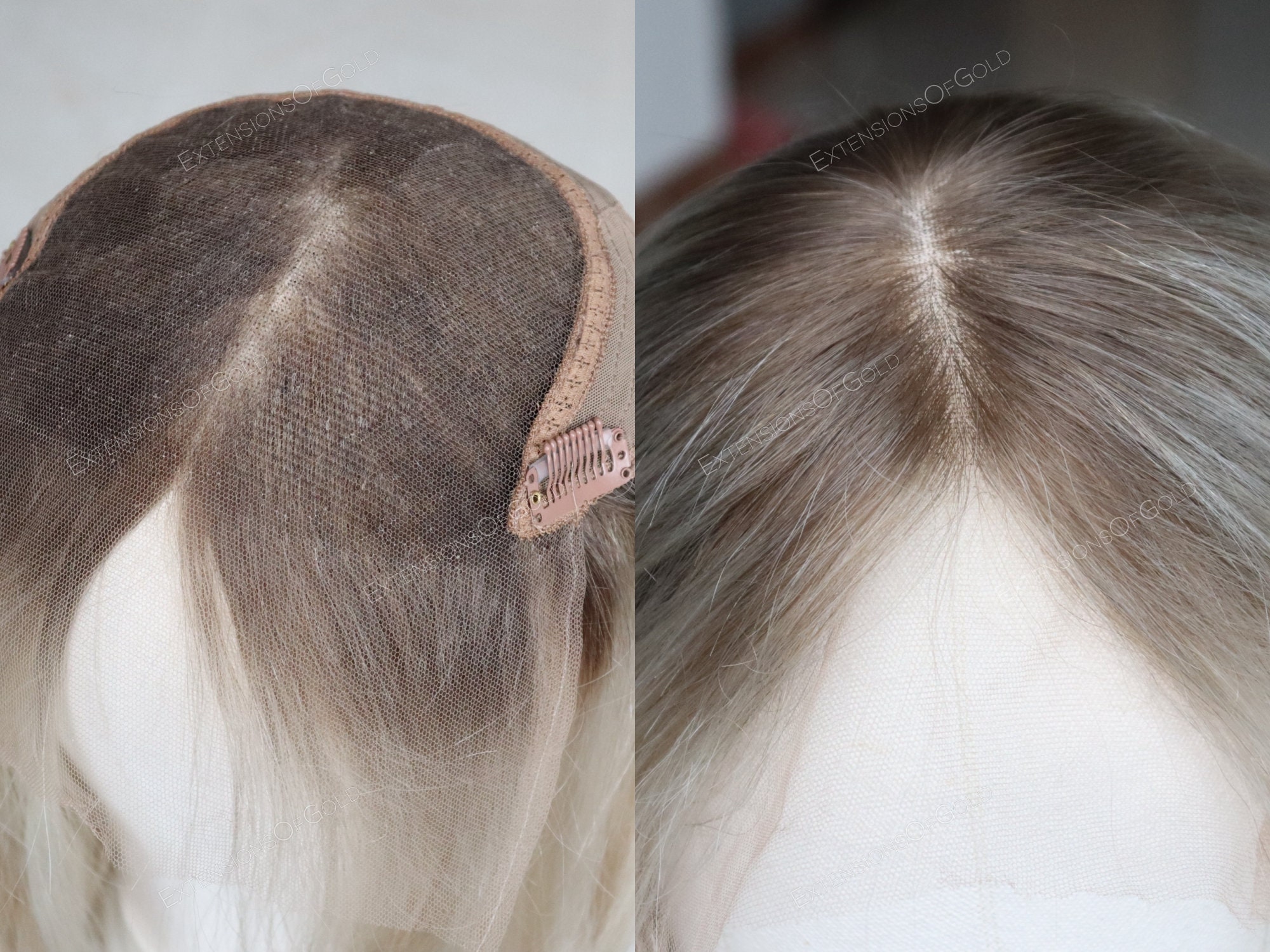 Luxury Hair Topper 8x8 HD Lace Top Wefted Base Etsy