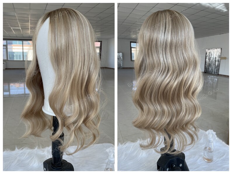 Luxury Hair Topper 7x8 Silk Top Wefted Base Topper Etsy