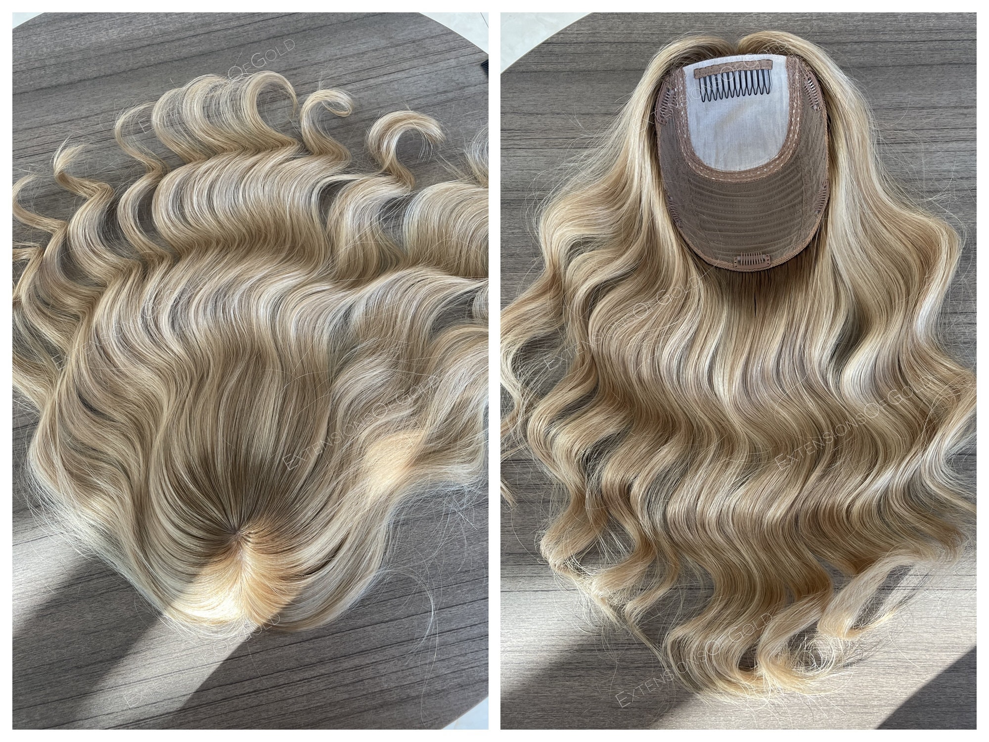 Luxury Hair Topper 7x8 Silk Top Wefted Base Topper Etsy