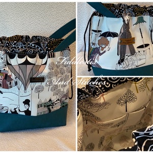 Knitting and Sewing Project Bag