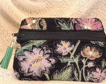 Jeweled Velvet keepsake Pouch