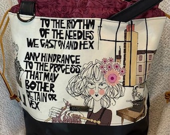 Ghastlie Knitter's Project Bag