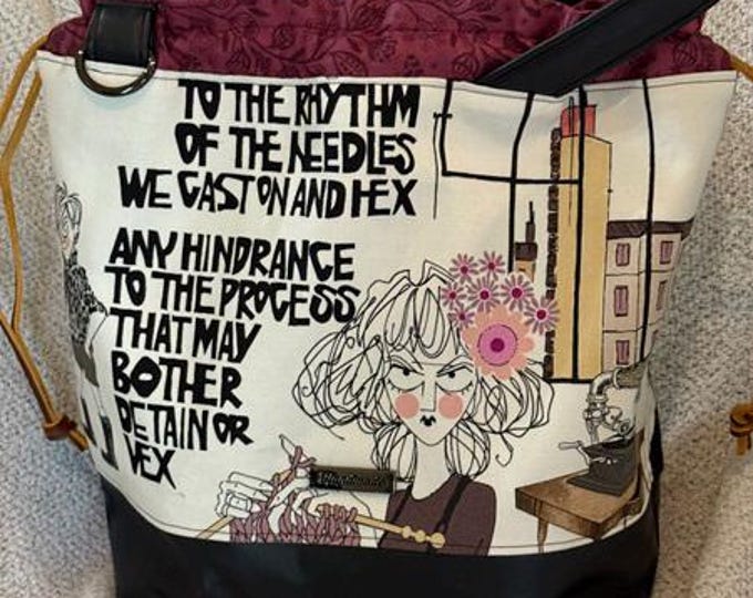 Ghastlie Knitter's Project Bag