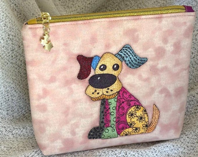 Embroidered Pooch Pouch