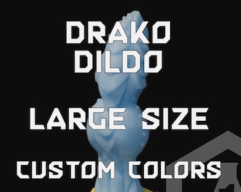 Drako the Dragon dildo - Large size - Custom colors
