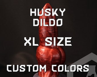 Hector the Husky dildo - XL size - Custom colors