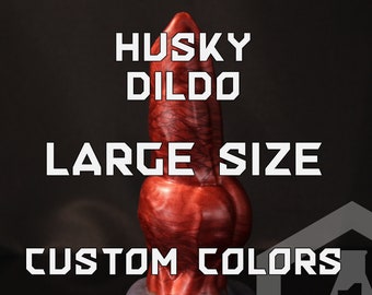 Hector the Husky dildo - Large size - Custom colors