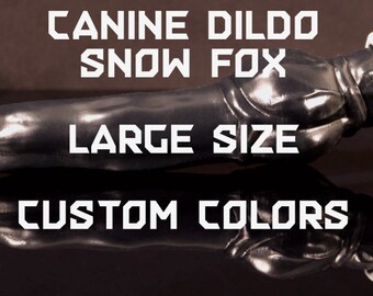 Ciro the Snowfox dildo - Large size - Custom colors