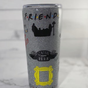 Personalized Friends Tumbler| Glitter| Customized-F•R•I•E•N•D•S Tumbler | Custom made Glitter tumbler