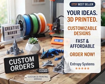 Ordine personalizzato stampato in 3D