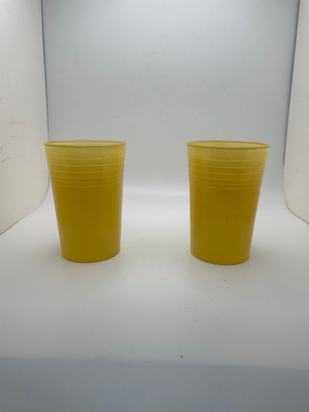 Pair of Vintage Juice Glasses 4 Oz Etsy