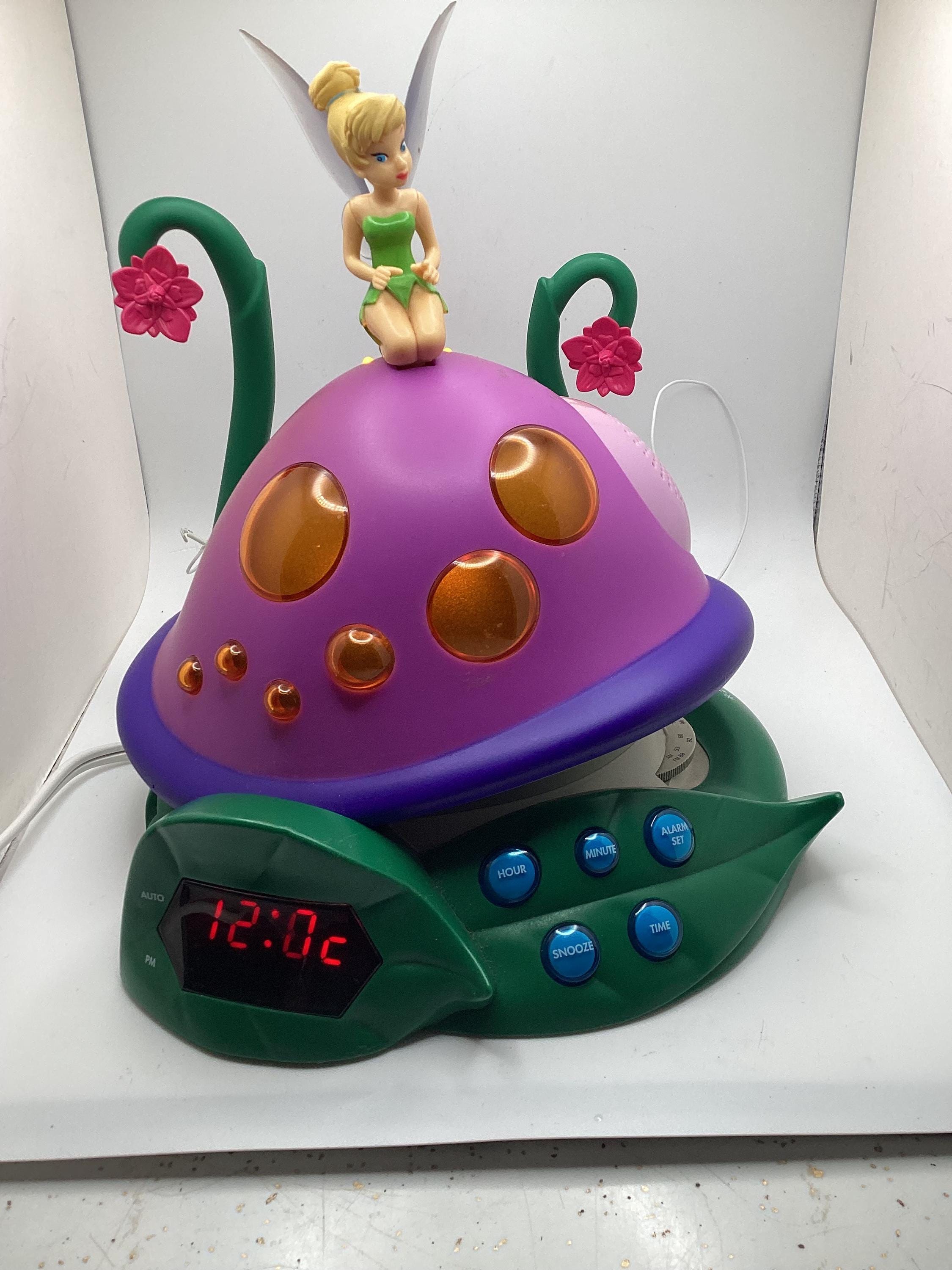Disney Fairies Tinkerbell and Lost Treasure Alarm Clock AM FM