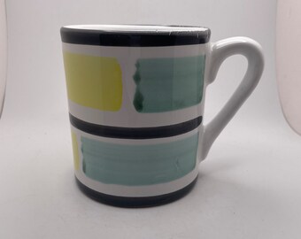 Vintage Caleca Hand Painted Pottery Mug