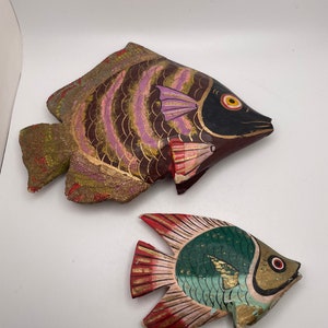 Pair of Ceramic Fish  Figurines