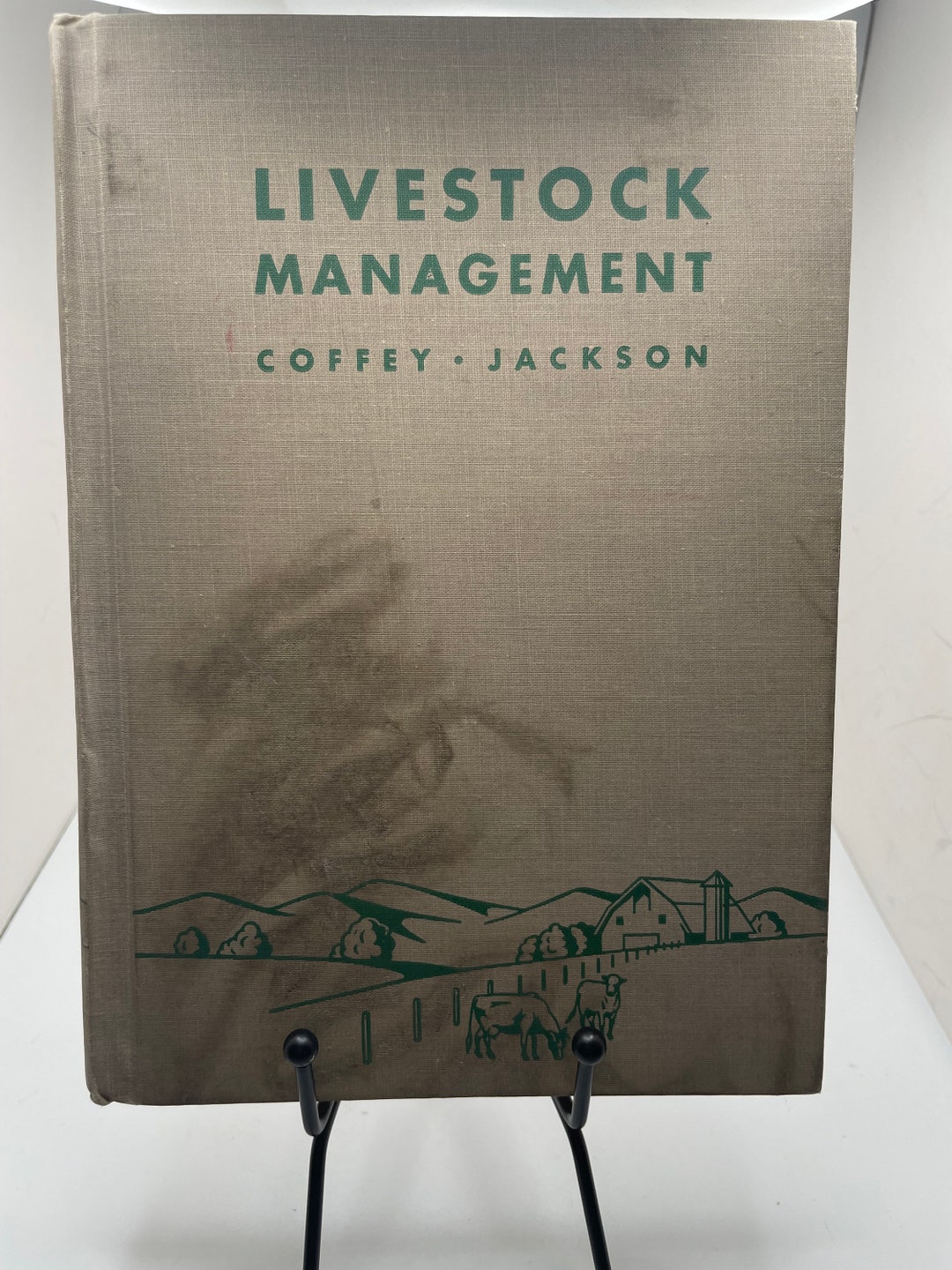 Vintage 1940 Livestock Management Book Lippincott Etsy