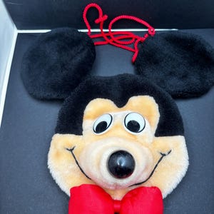 Vintage Plush Mickey Mouse Purse