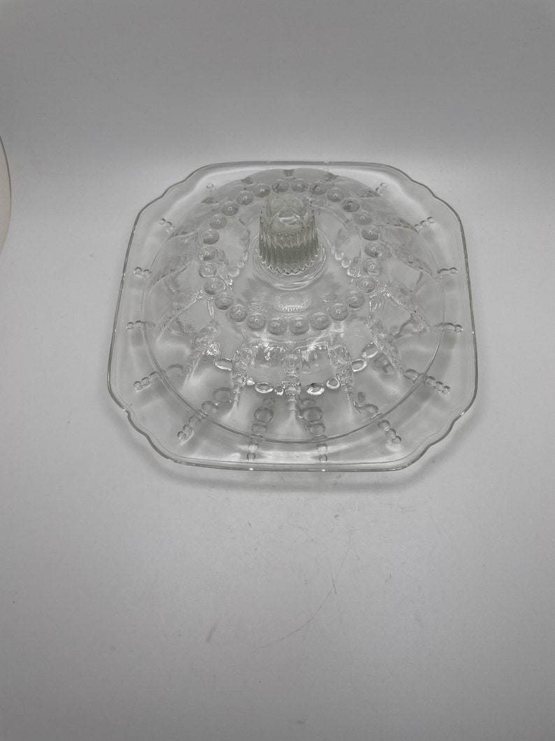 Vintage Federal Glass Butter Dish With Lid Etsy