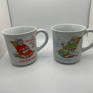 Grandma and Grandpa To The Rescue Mugs