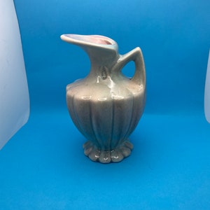 Gonder Pottery Ribbed E-60 Pitcher