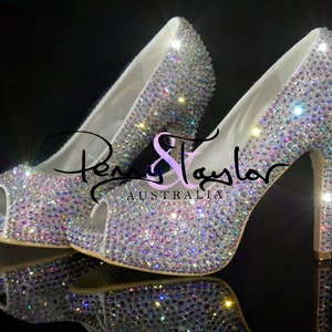 crystal court shoes