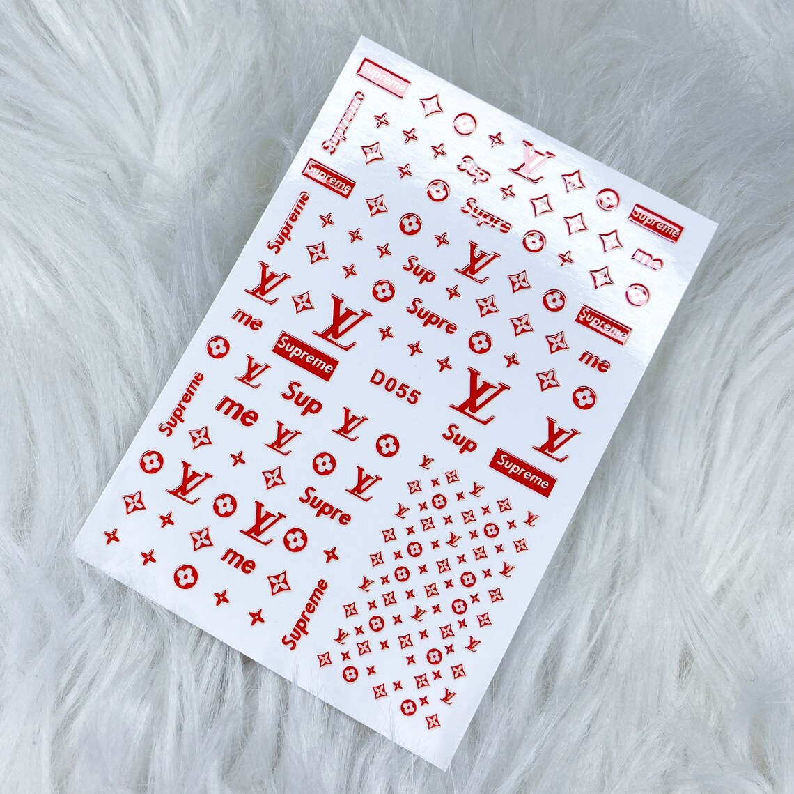 Designer nail decals Etsy