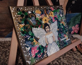 Leave a Little Sparkle Original Art on Canvas
