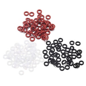 Elastic Silicone Rings for Beads Positioning , for Pandora Bracelets , for Leather Cord Bracelets Making , Jewelry Accessories