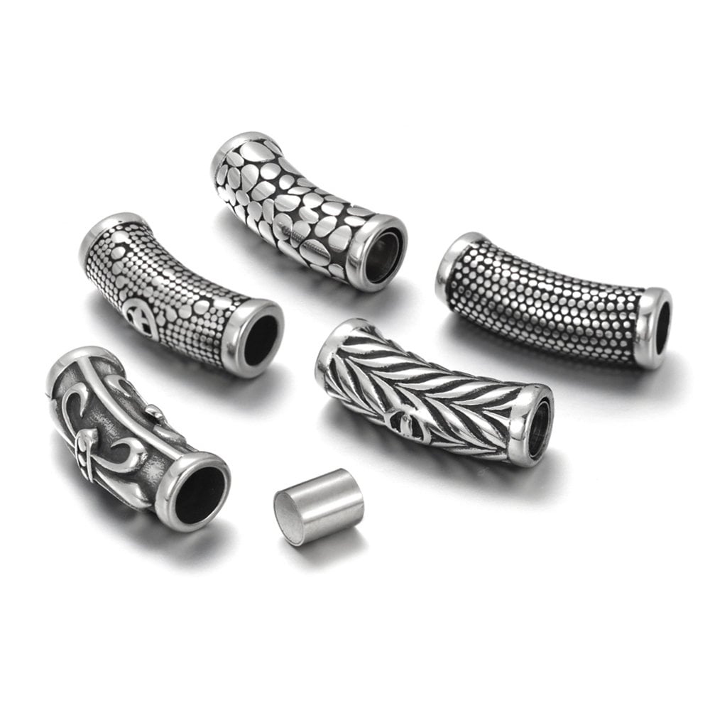 REGELIN 1pc Silver Tone 316L Stainless Steel Magnetic Bracelet Clasps  Connectors 3/4/5/6/7/