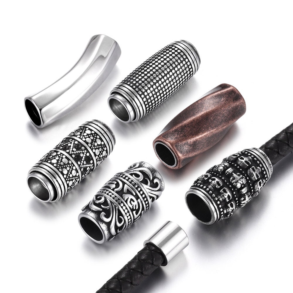 5Sets Stainless Steel Clasps for Leather Bracelet Making 8mm Etsy